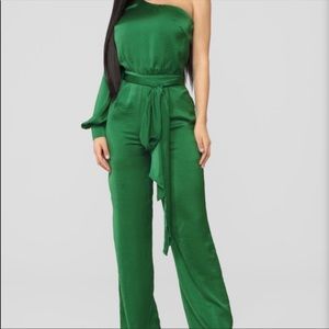 I’m looking for this green jumpsuit.